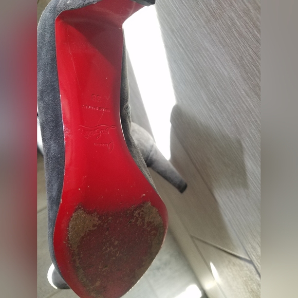 Christian Louboutin suede over the knee boot Size 38 - Picture 8 of 12